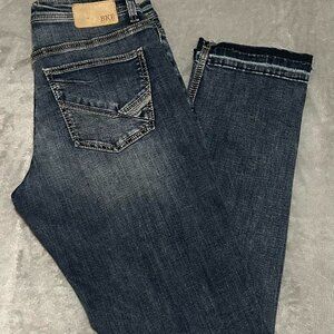 BKE Men's Blue and Navy Jeans